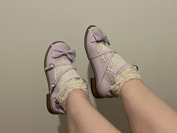 pastel lavender shoes