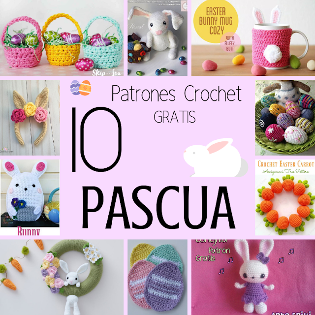 pascua crochet patrones gratis