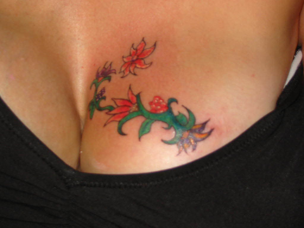 breast tattoos