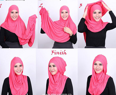  Tutorial Hijab Modern Ala Zaskia Adya Mecca 