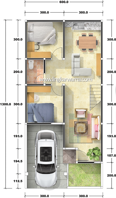 daftar lengkap denah rumah minimalis