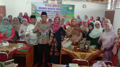 Pererat Tali Silaturrahim    Dharma Wanita Cabdin Wilayah  II Sumbar Halal BI Halal