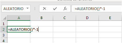 funcion aleatorio en excel