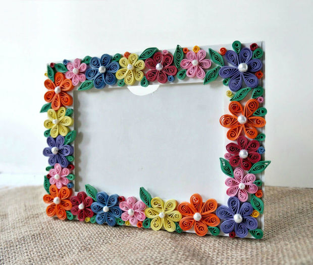 quilling photo frame