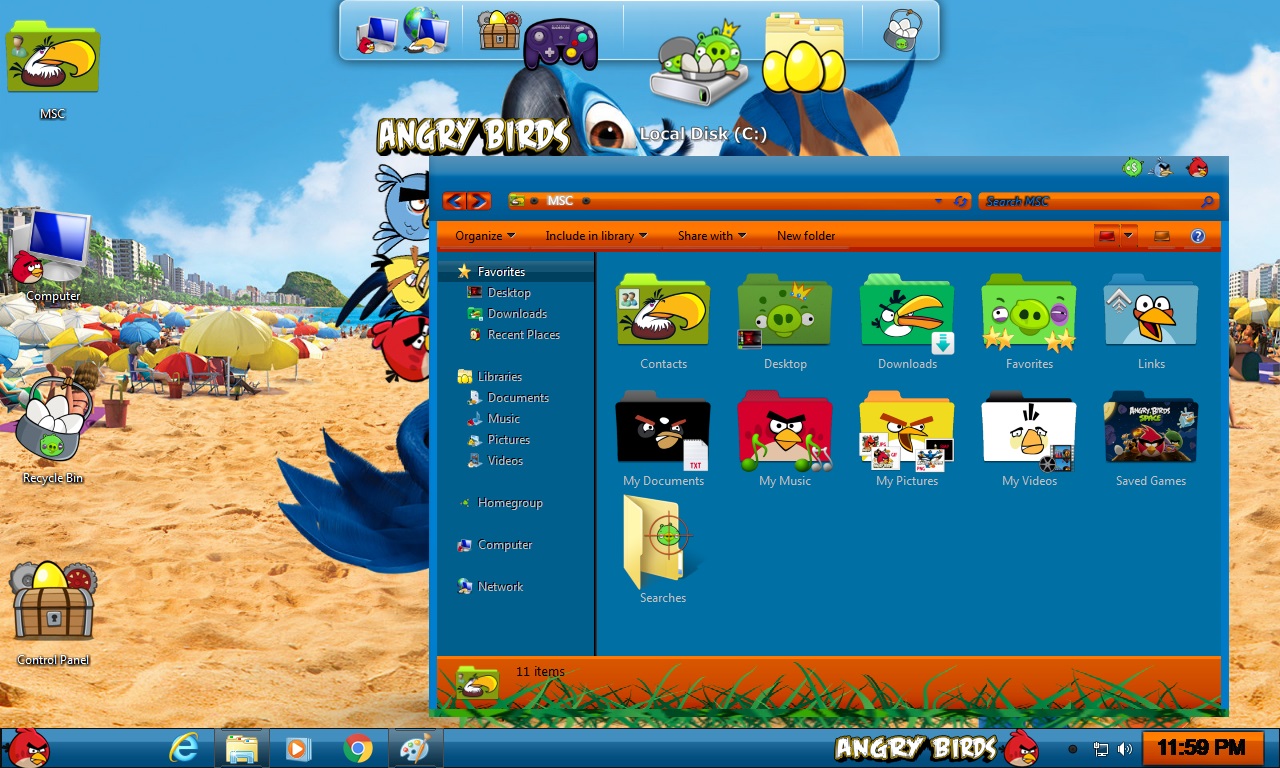 How to install Angry Birds Rio Transformation Pack on Windows 10