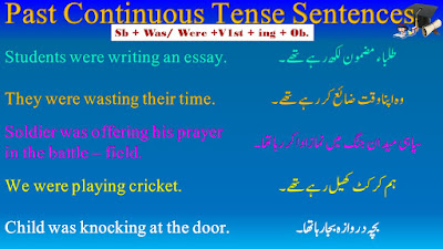 Past Continuous Tense Interrogative Sentences in English and Urdu