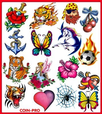 Temporary Tattoos For Kids " Fake Tattoos Kids "