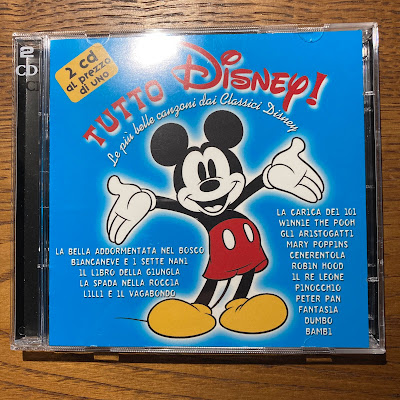 【ディズニーのCD】コンピレーション「TUTTO Disney!（イタリア語）」を買ってみた！