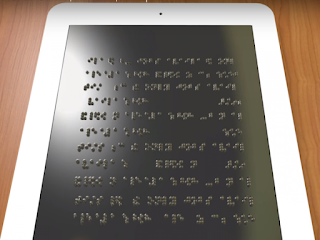 Scientists Develop Braille Bubbles Tablet