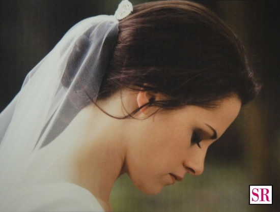 in Breaking Dawn part 1 for Bella's wedding to Edward Cullen