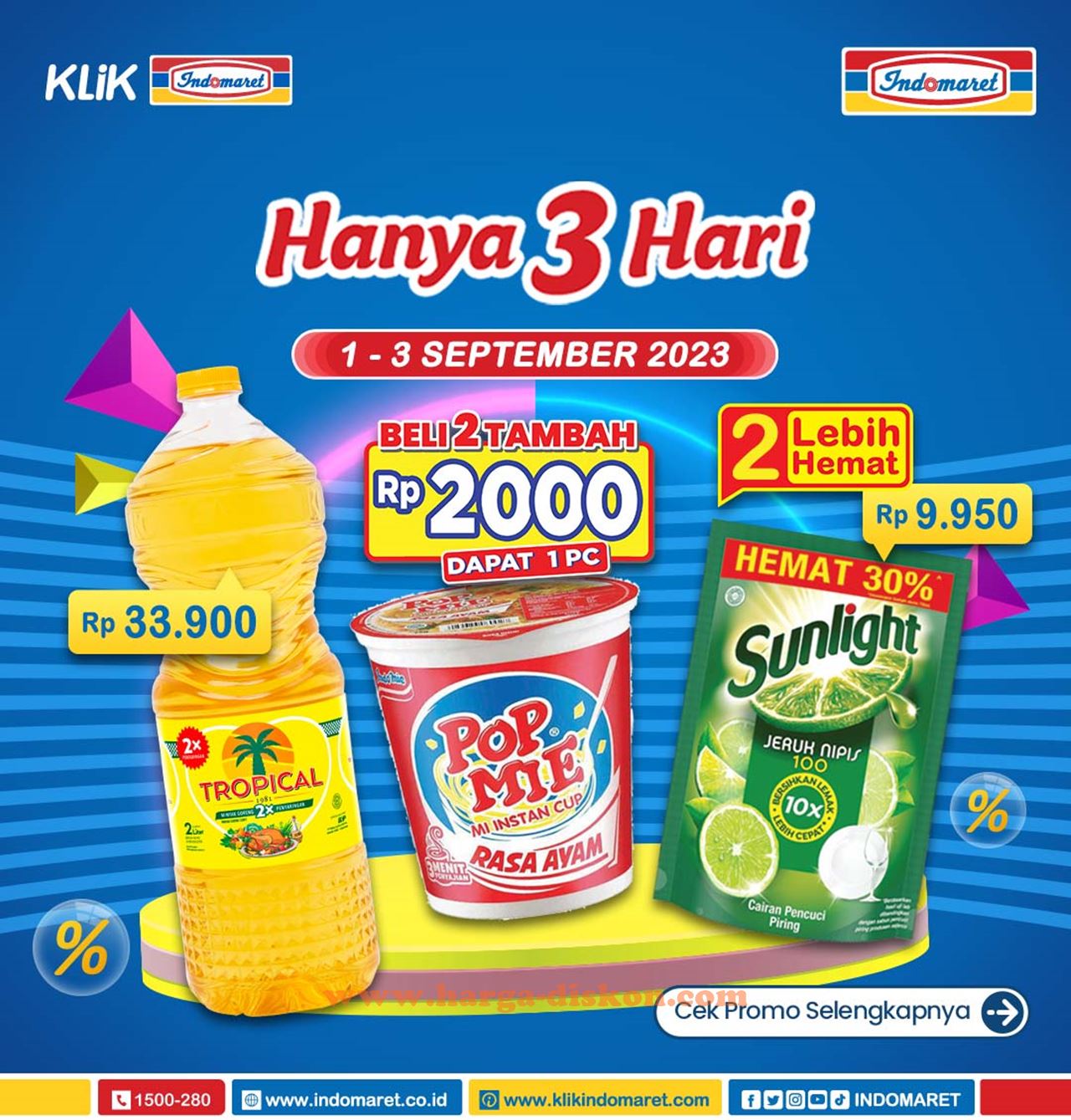 Promo INDOMARET Akhir Pekan Promo JSM 1 - 3 September 2023