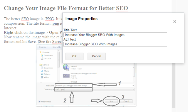 Increase Your Blogger SEO With Images