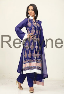 embroidered cotton long shirt with trousers designs for women