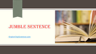Jumble sentence