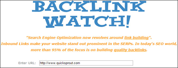 Competitor backlink checker tool