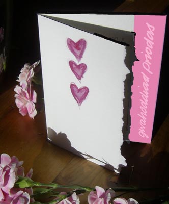 Handmade wedding cards