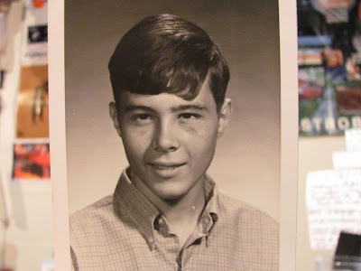 Steven E. Streight black eyes Junior High school photo