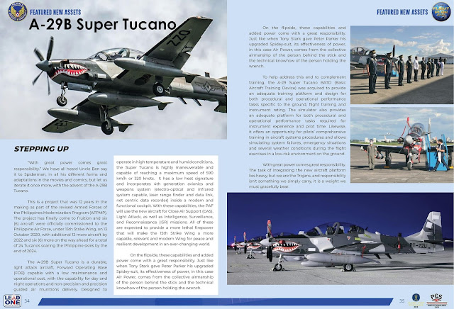 Screenshot of the A-29 Super Tucano Article on the Flight Path Vol. V - New Hope Publication