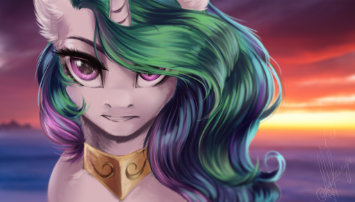 princess Celestia by Zefirayn