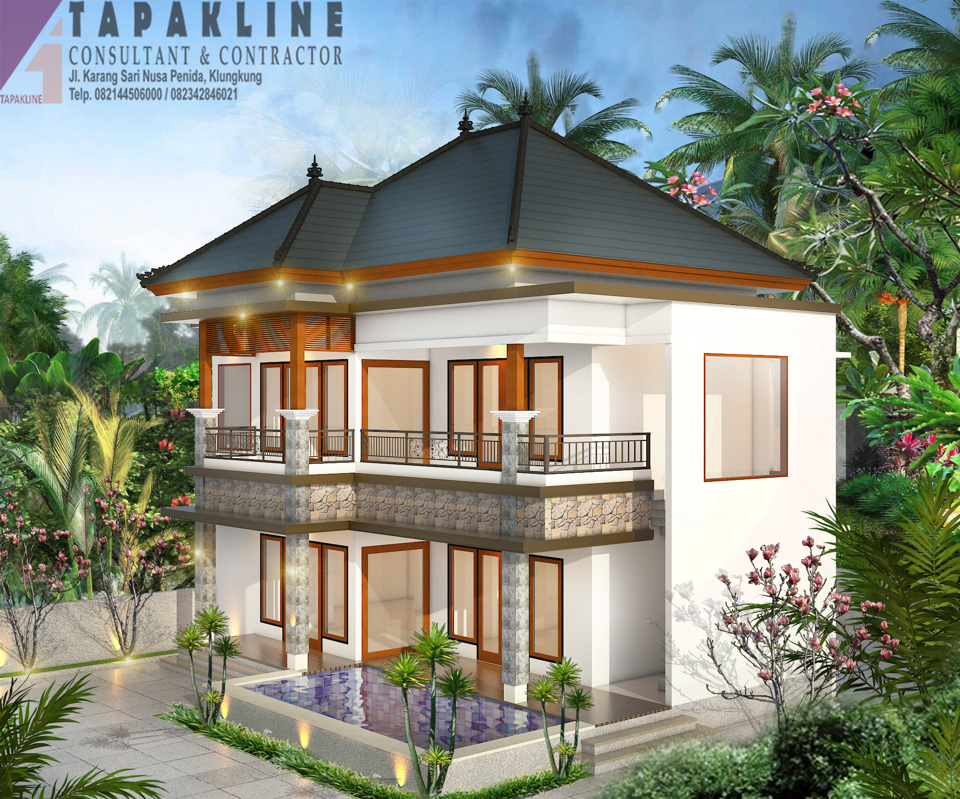 Desain Rumah 2 Lantai Gaya Desain Minimalis WIRTA ARCHITECT