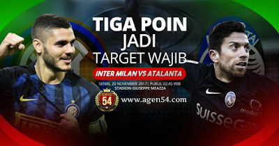 Prediksi Bola Jitu Inter Milan vs Atalanta 20 November 2017