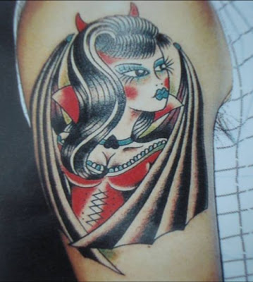 cartoon devil tattoos. devil tattoos ปีศาจ