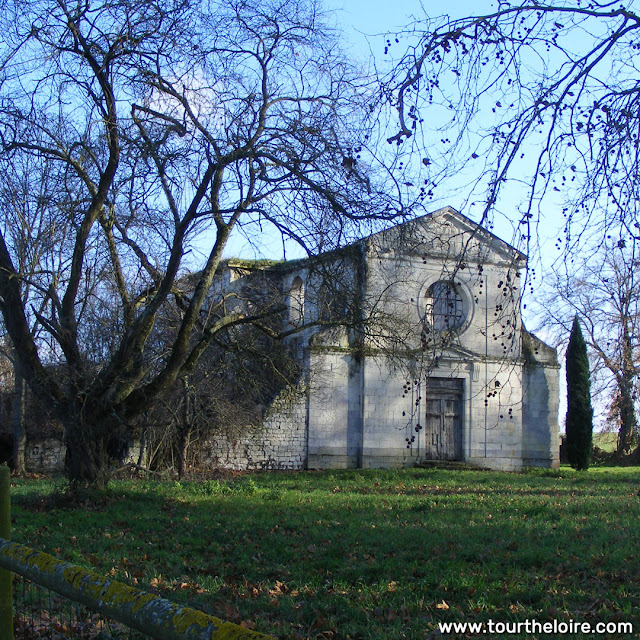 Church, Chateau d'Argenson, Indre et Loire, France. Photo by Loire Valley Time Travel.