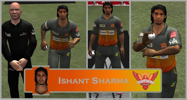 i sharma face for cricket 07