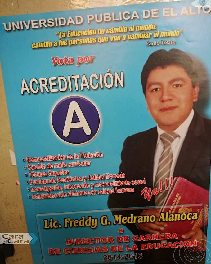 UPEA: Freddy Medrano, es el nuevo director de la carrera Ciencias de la Educación