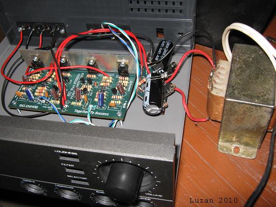 Mini TIP41C 1 CH Mono Channel Amplifier Assemble Board