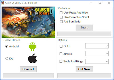 Clash Of Lord 2 Tool Screen