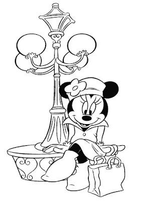 Desenhos da Minnie para Colorir e Imprimir