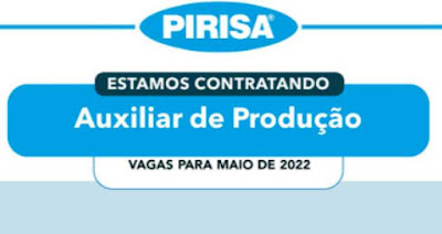 Vaga para Auxiliar de Produção em Taquara