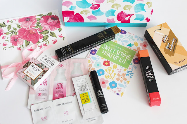 YesStyle, Korean Beauty Box - Sweet Spring Makeup Kit, czyli zestaw kosmetyków idealnych na wiosnę