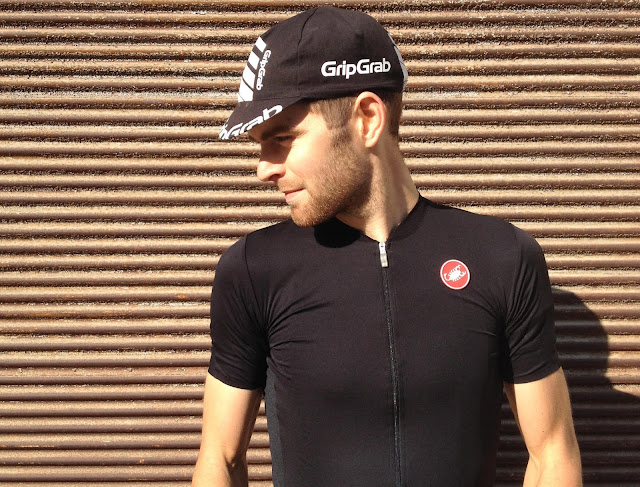 GripGrab Cycling Cap and Castelli Jersey