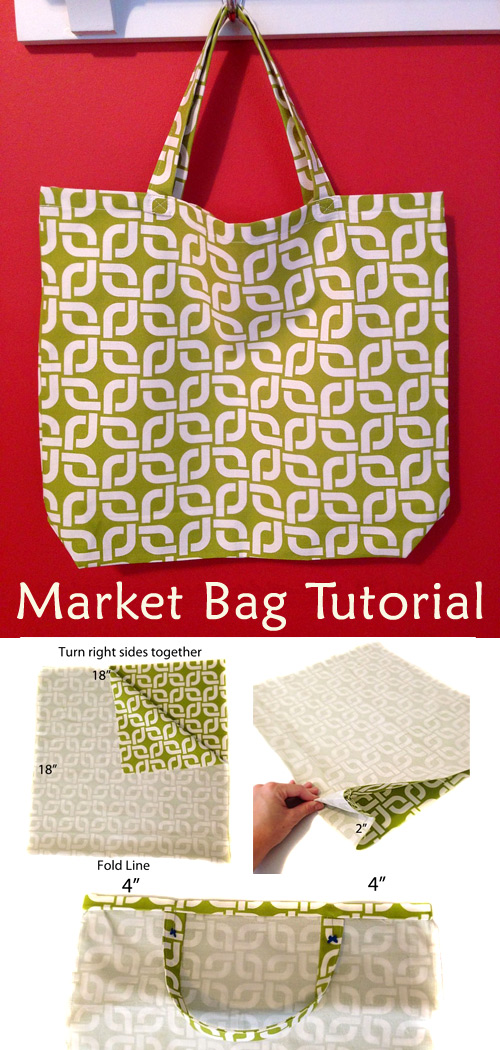 Market Bag Easy DIY Tutorial