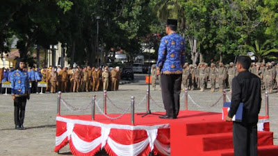 Pemkab Lampung Selatan Gelar Upacara Peringatan HUT Ke-51 Korpri Tahun 2022