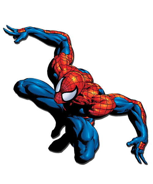 clipart renders hombre araña fondo transparente gratis