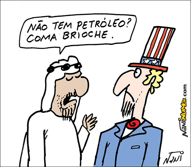 O erro das realezas. petróleo. países árabes