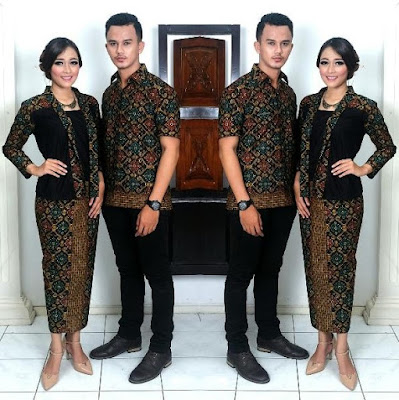 30 Model  Baju  Kebaya Batik Couple  Modern Terbaru 2020