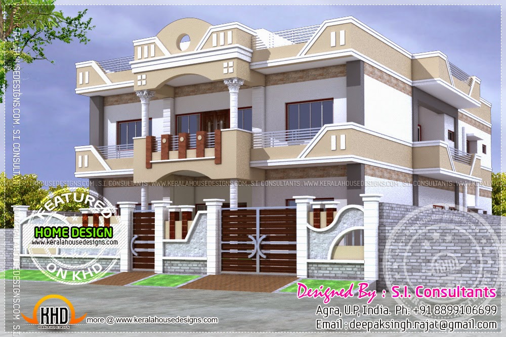 March 2014 Kerala home  design and floor plans 