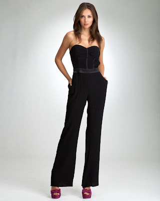 Strapless Wide Leg Jumpsuit