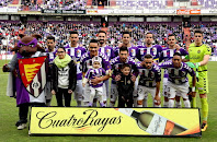 REAL VALLADOLID C. F. - Valladolid, España - Temporada 2015-16 - Javi Moyano, Rennella, Borja, Juanpe, André Leao, Juan Villar y Kepa; Marcelo Silva, Nikos Karámpelas, Roger y Mojica - REAL VALLADOLID 2 (Roger 2) C. D. NUMANCIA 2 (Callens, Pedraza) - 21/02/2016 - Liga de 2ª División, jornada 26 - Valladolid, estadio José Zorrilla