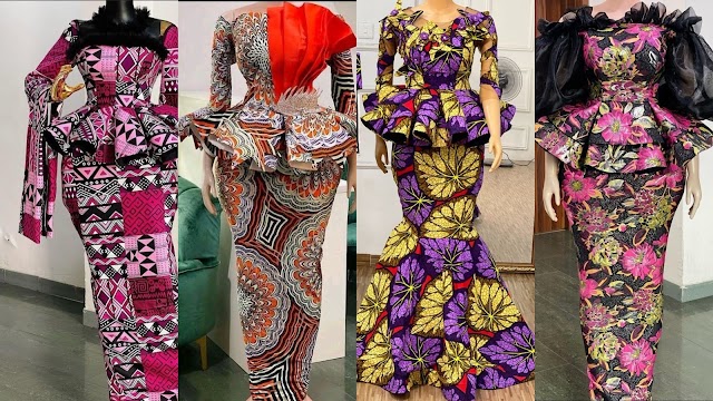 +53 Skirt And Blouse From Ankara Fabric You Can Confidently Rock This Week