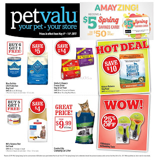 Pet Valu Flyer May 4 to 14, 2017