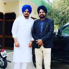 Sidhu Moosewala with father, Bhola Singh Sidhu