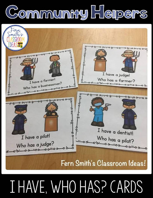 Community Helpers are a HIGH INTEREST subject that students love to learn about! Social Studies, Reading and Community Awareness all rolled into one which many students already have previous knowledge of, and therefore are very successful!   Ideas for teaching community helpers, lesson plans and resources at #FernSmithsClassroomIdeas