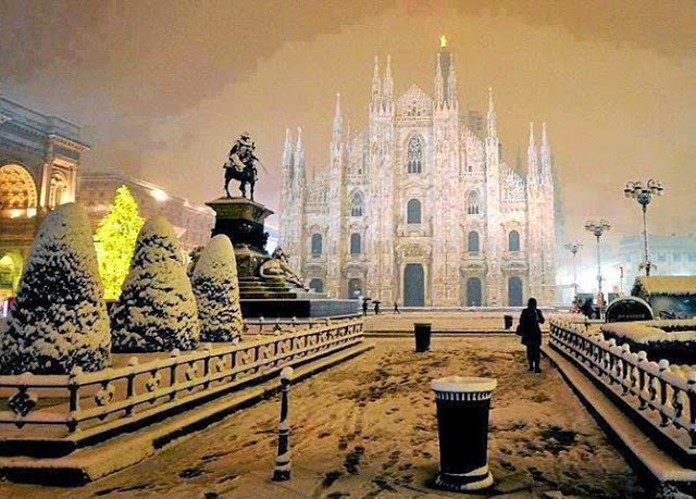 Maltempo: a Milano la prima neve, gelo anche al Sud