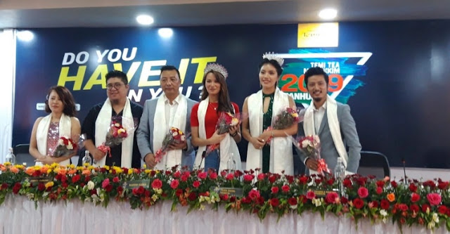 The judges’ panel during the auditions of Mr Sikkim Manhunt 2019 in Gangtok
