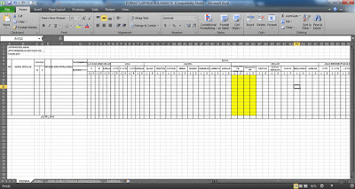 Format Laporan Bulanan TK dengan File Microsoft Office Excel - Berkas Kurikulum 2013